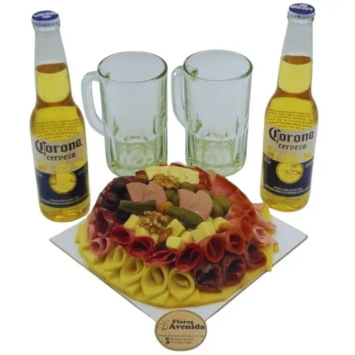 Picada con cerveza lite